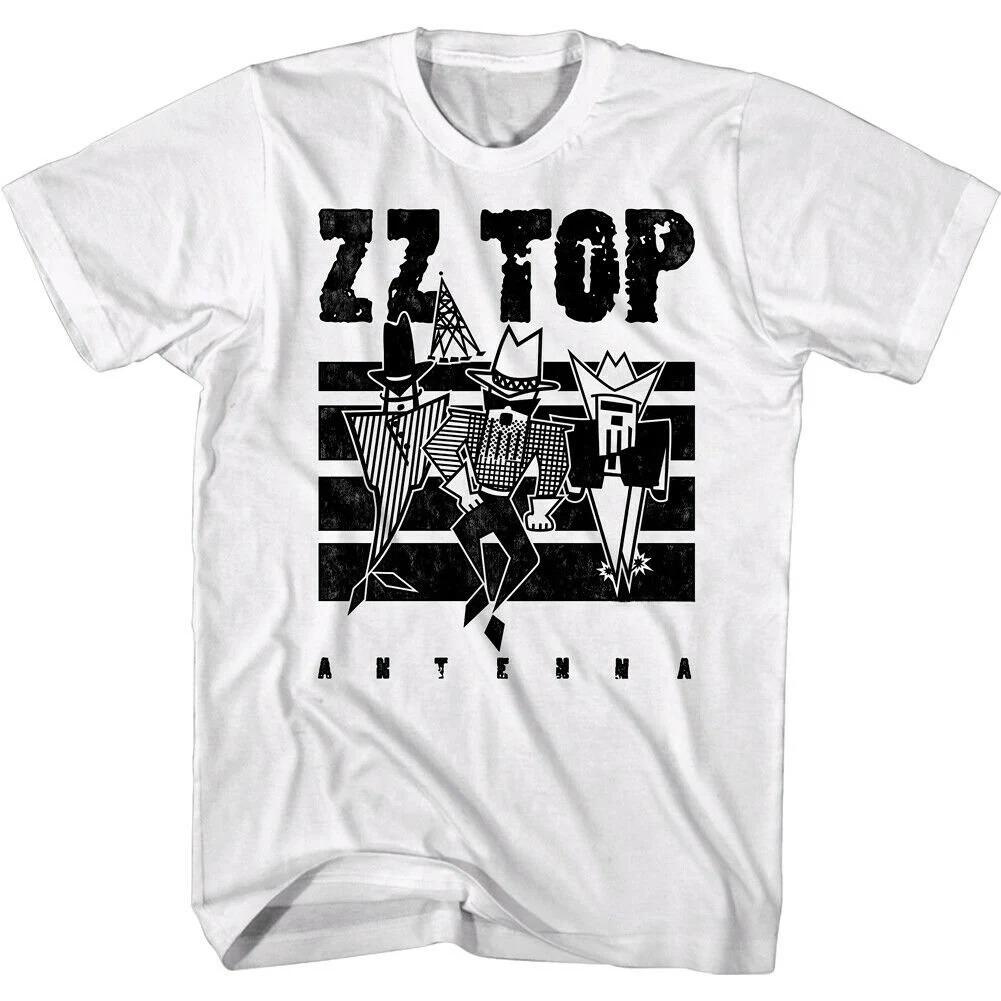 Zz Top Unisexs TShirt Antenna Album Cover Graphic Tee 1994 Cd Art Live Concert Merch Vintage Rock Band Concert Tour Merch Texas M