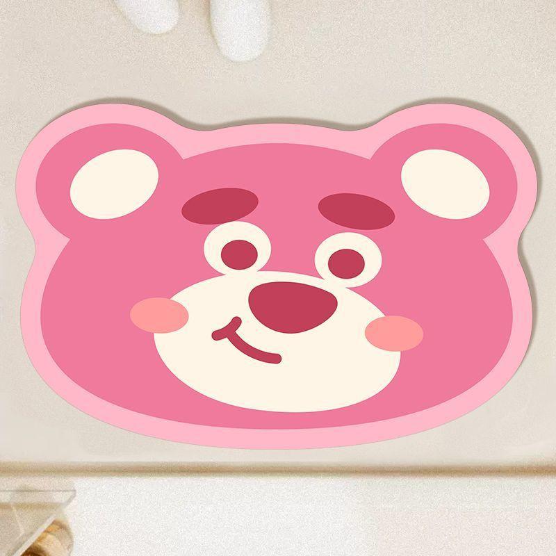 Cartoon Xiaoxin Diatom Mud Floor Mat Bathroom Door Absorbing Quick-drying Floor Mat Bathroom Wear-resistant and Easy-to-maintain Anti-slip Mat