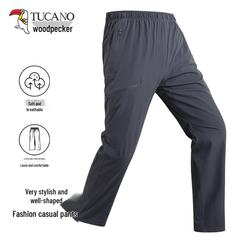 TUCANO Men s Ice Silk Straight Leg Casual Pants 5XL