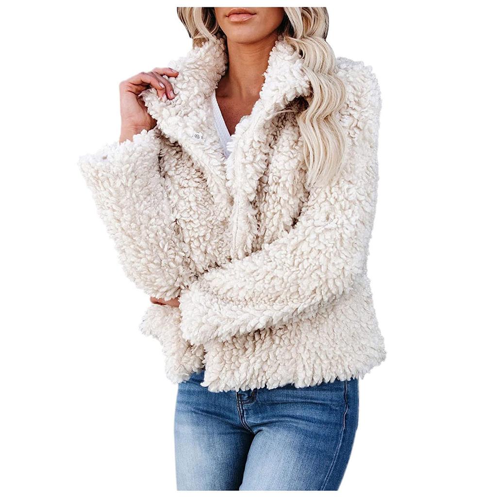 fuzzy warm jackets
