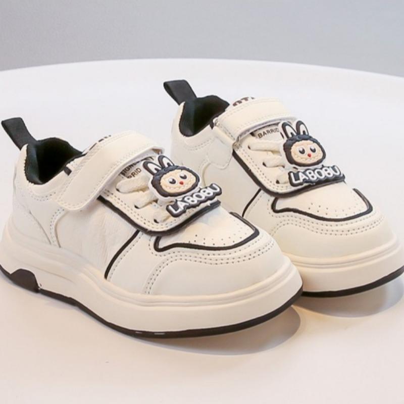 Girls' All-match White Shoes Children's Lightweight Running Shoes Casual Sneakers