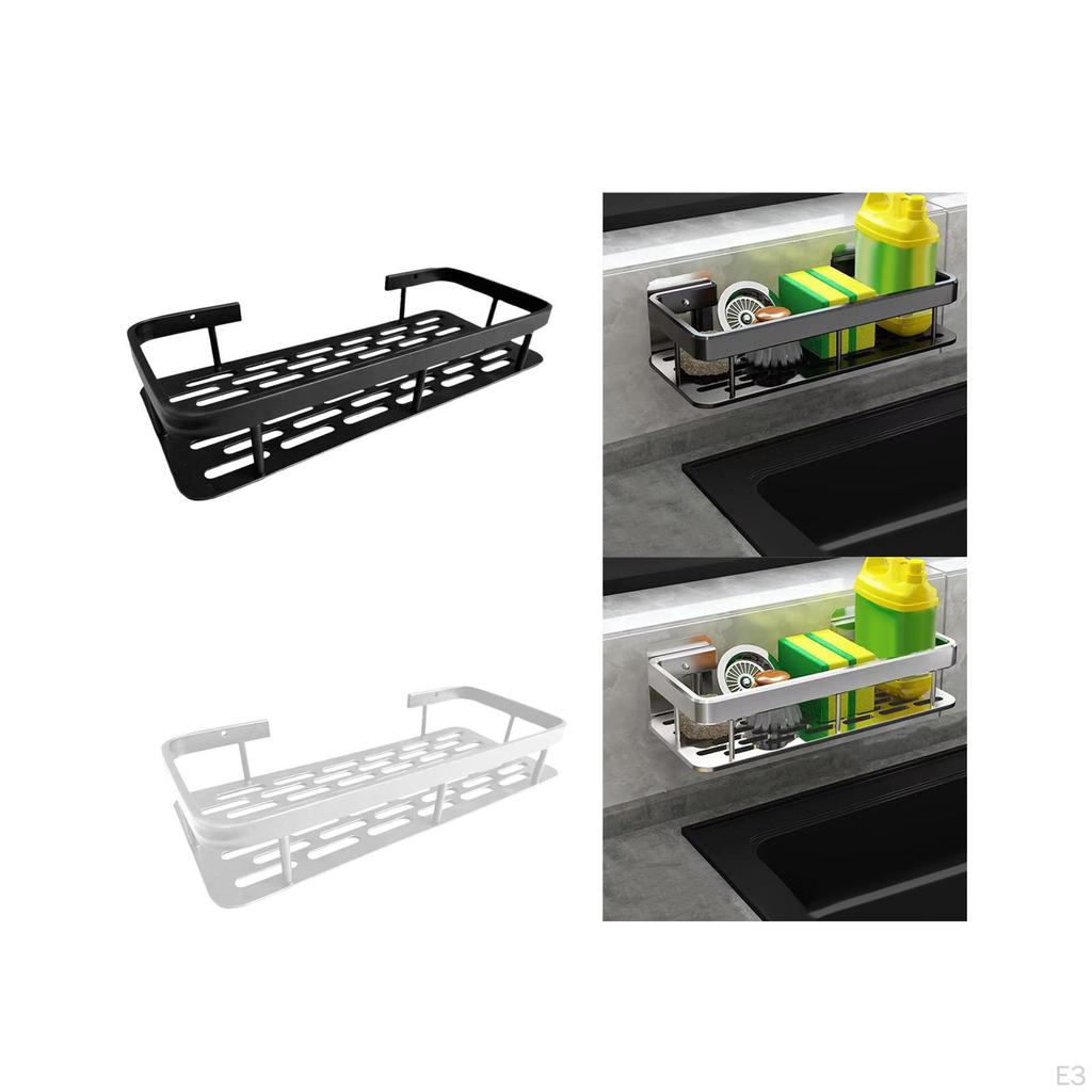 Kitchen Sink Organizer ,Sink Drying Rack ,Rustproof Non Slip Drain Basket Dish Cloth Hanger