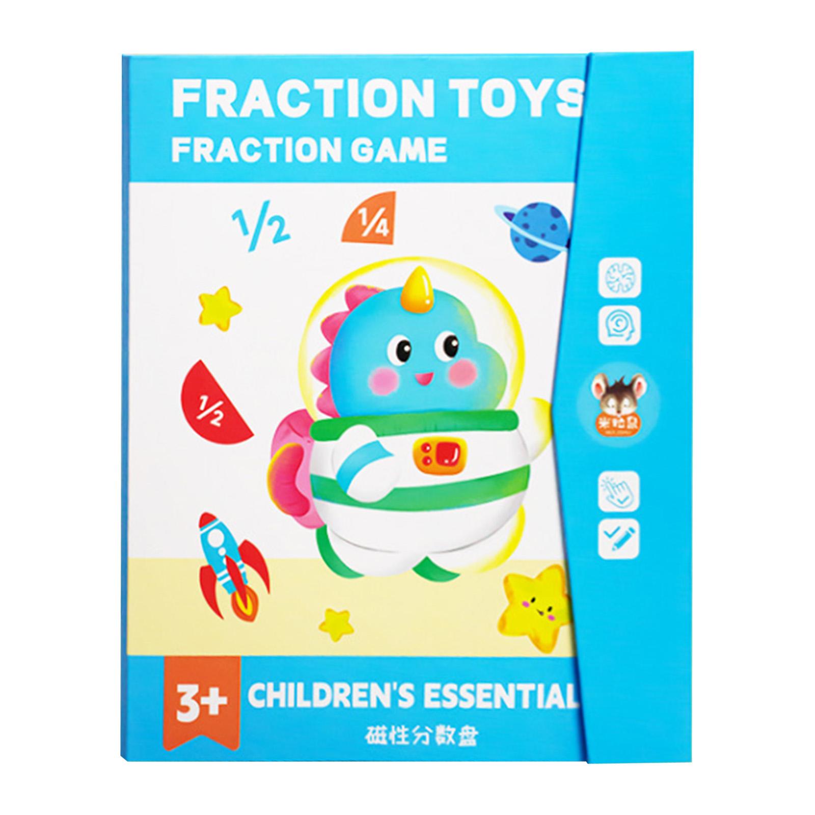 Magnetic Elementary Fraction Manipulatives with Fraction Tiles and Circles Fraction Puzzle Fraction Learning Math To Y for Kids