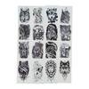 16 Sheet Animal Pattern Temporary Tattoo Sticker Men Waterproof Tattoo Sticker Accessory