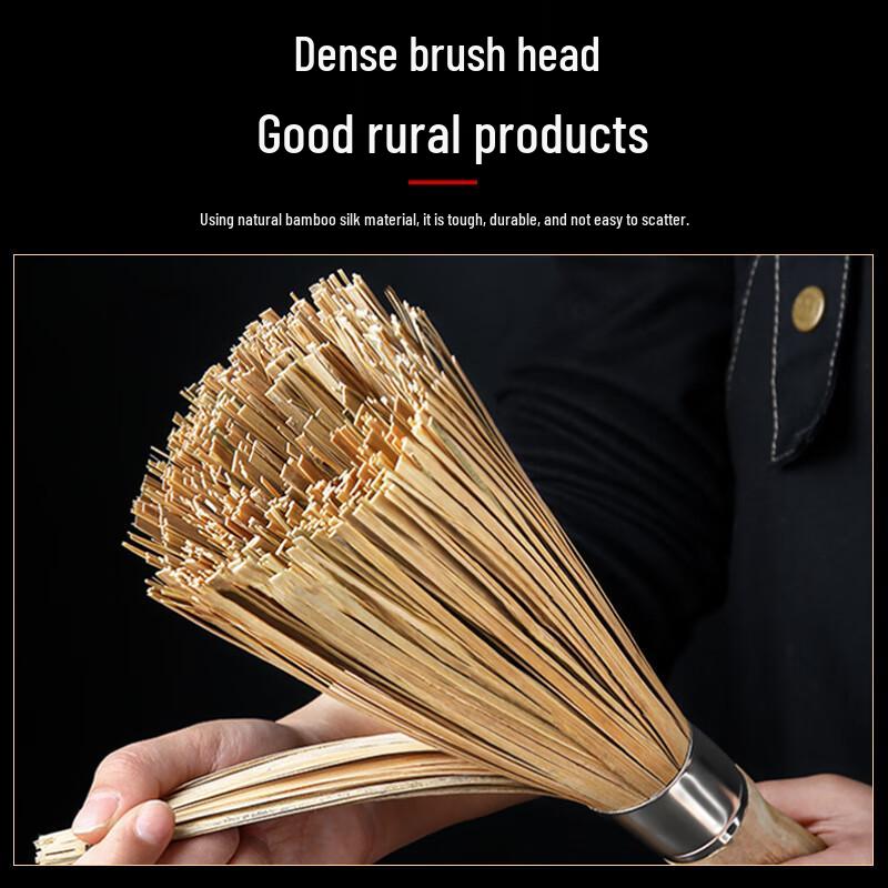 Long-Handle Bamboo Pot Scrubber