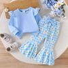 Kids Casual Long-Sleeve Set, Comfortable Daily Wear Outfits