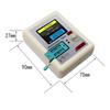 AT44-TC-T7-H Transistor Tester Diode Transistor Capacitor MOS/PNP/NPN LCR MOSFET TFT LCD Screen Tester Multime White