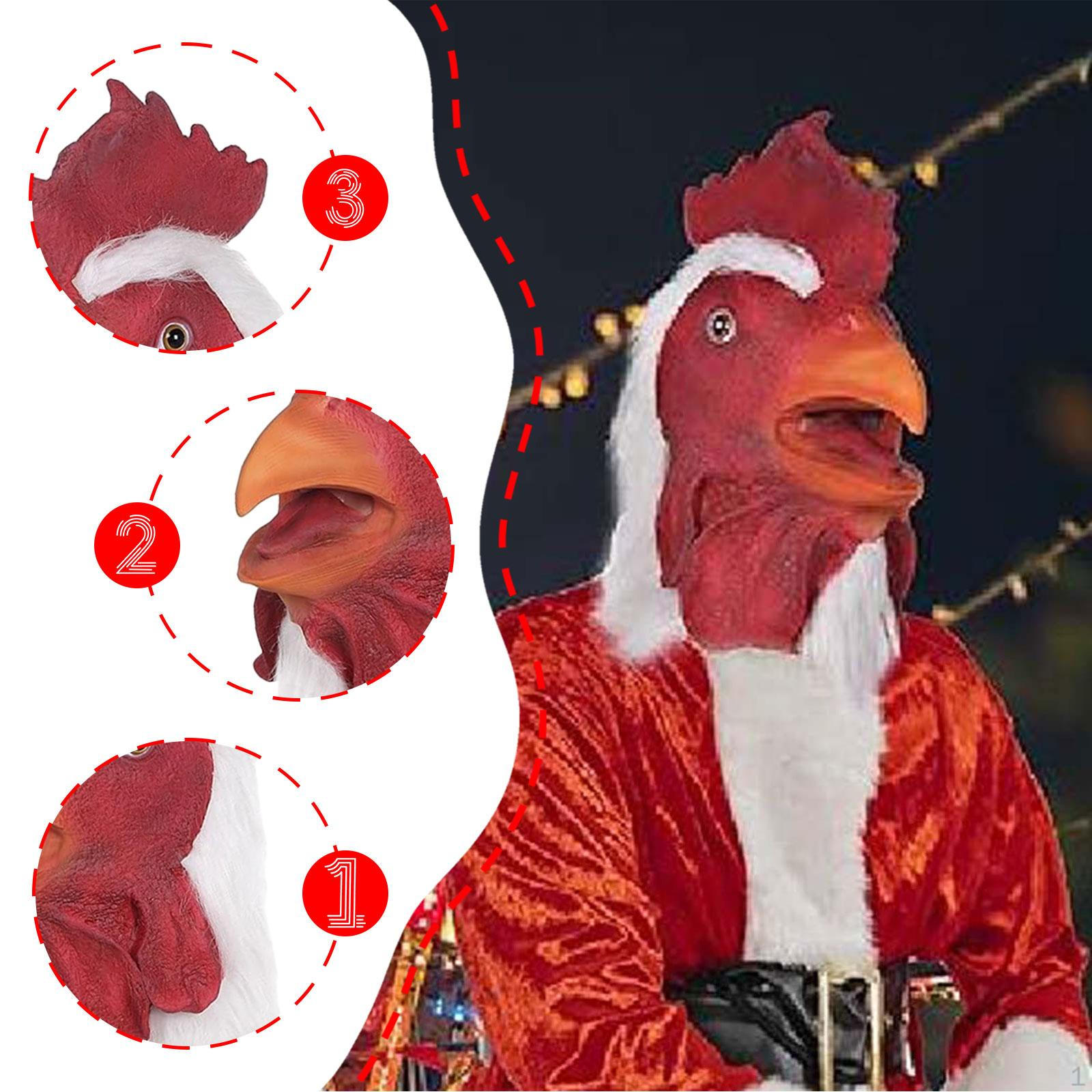 

Куриная голова на Хэллоуин Смешной фестиваль ролевых игр