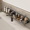 Wall Mounted Bathroom Shelves No-Drill Wall Display Shelf  Laundry Sink