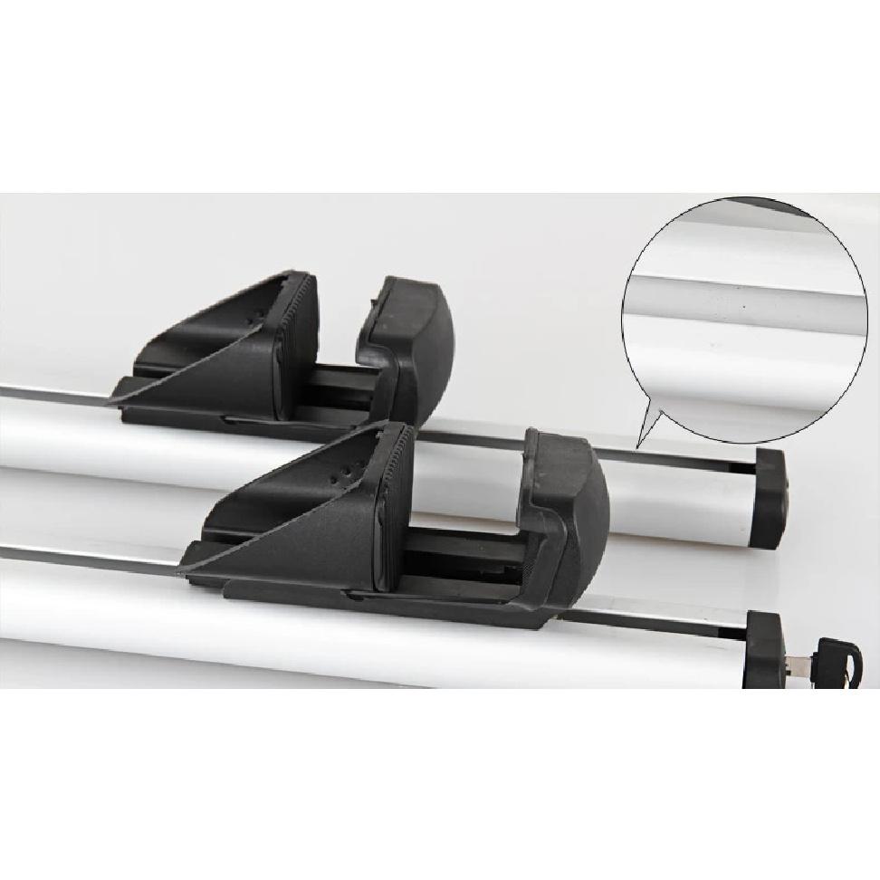 Barre Portapacchi Universali 135CM Barre Trasversali 150 330LBS Per Auto Con Barre Laterali Funzionano Con Portapacchi Kayak Cargo Sci