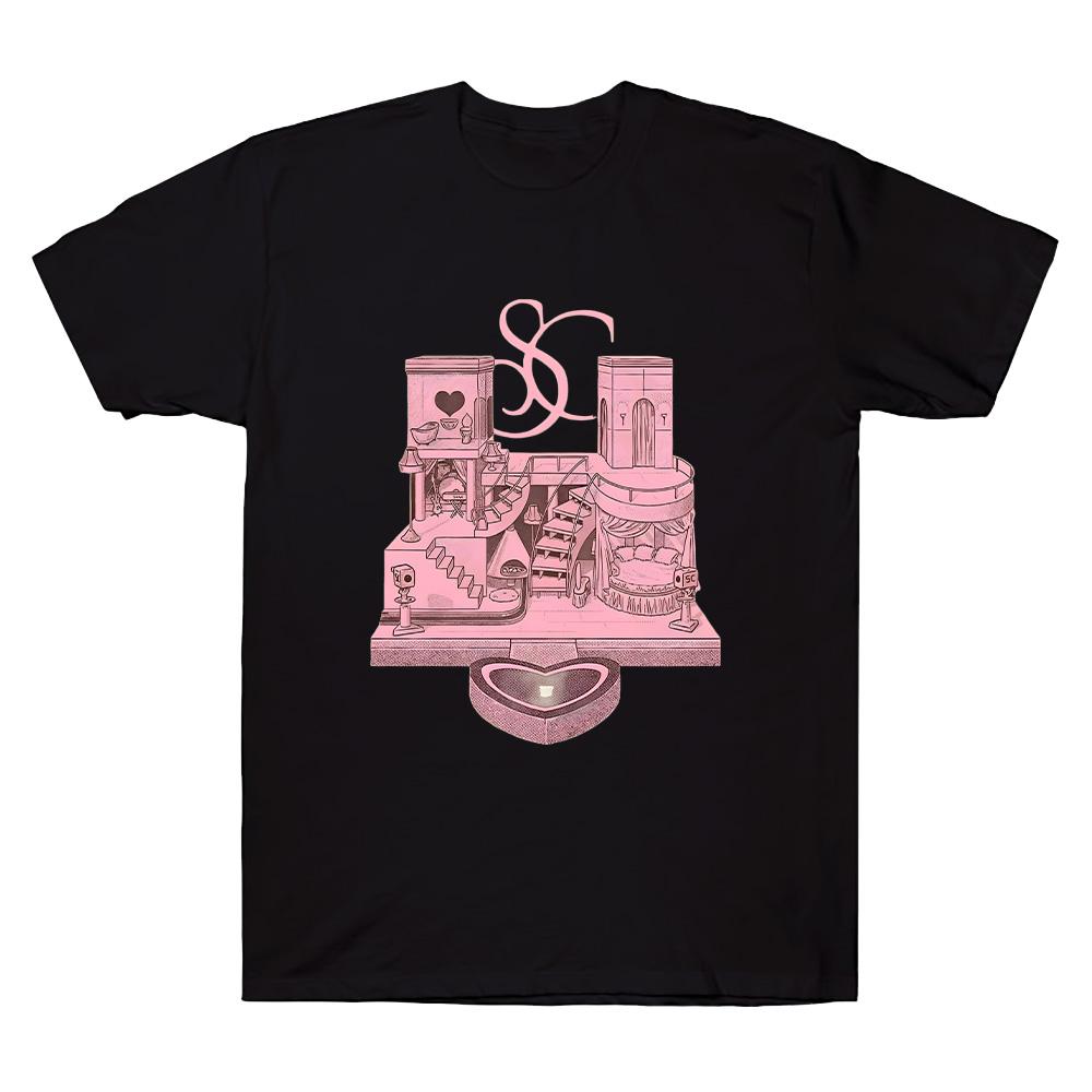 

Sabrina Carpenter Merch T Shirts Sabrina Carpenter House Tour Graphic Clothes Men Short Sleeve Tee Unisex Cotton Top Causal Y2K XS чёрный