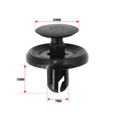 40 teile/beutel 8mm Auto Fasteners Nieten Clips Auto Stoßstange Tür Panel Fender Liner Clips Retainer für Toyota für BMW