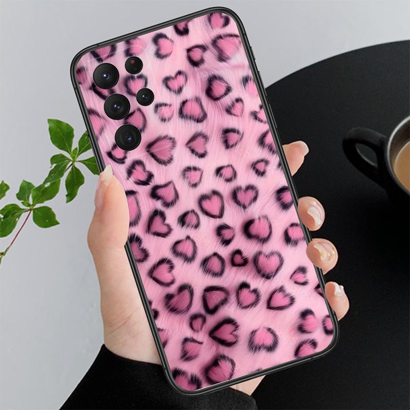 Leopard Animal Print Funda Phone Case For Samsung Galaxy S26 S25 S24 S23 S22 Ultra S23 S22 S25 Plus S24 FE S26Edge