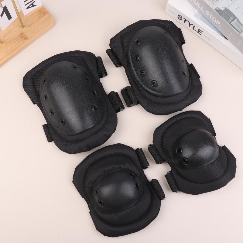 4 Adet/Set Dış Mekan Muharebe Koruyucu Ekipman Dirsek Dizlik Muharebe Avcılık Dizlikleri Dış Mekan Spor Malzemeleri