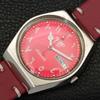 Seiko 5 AUTOMATIC JAPAN 6309A MENS VINTAGE ARABIC RED COLOR DIAL WATCH A701331-5