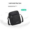 POLO Shoulder Bag for Men, Casual Crossbody Bag, Messenger Bag, Commuter Bag, Vertical Lightweight Phone Pouch, Black