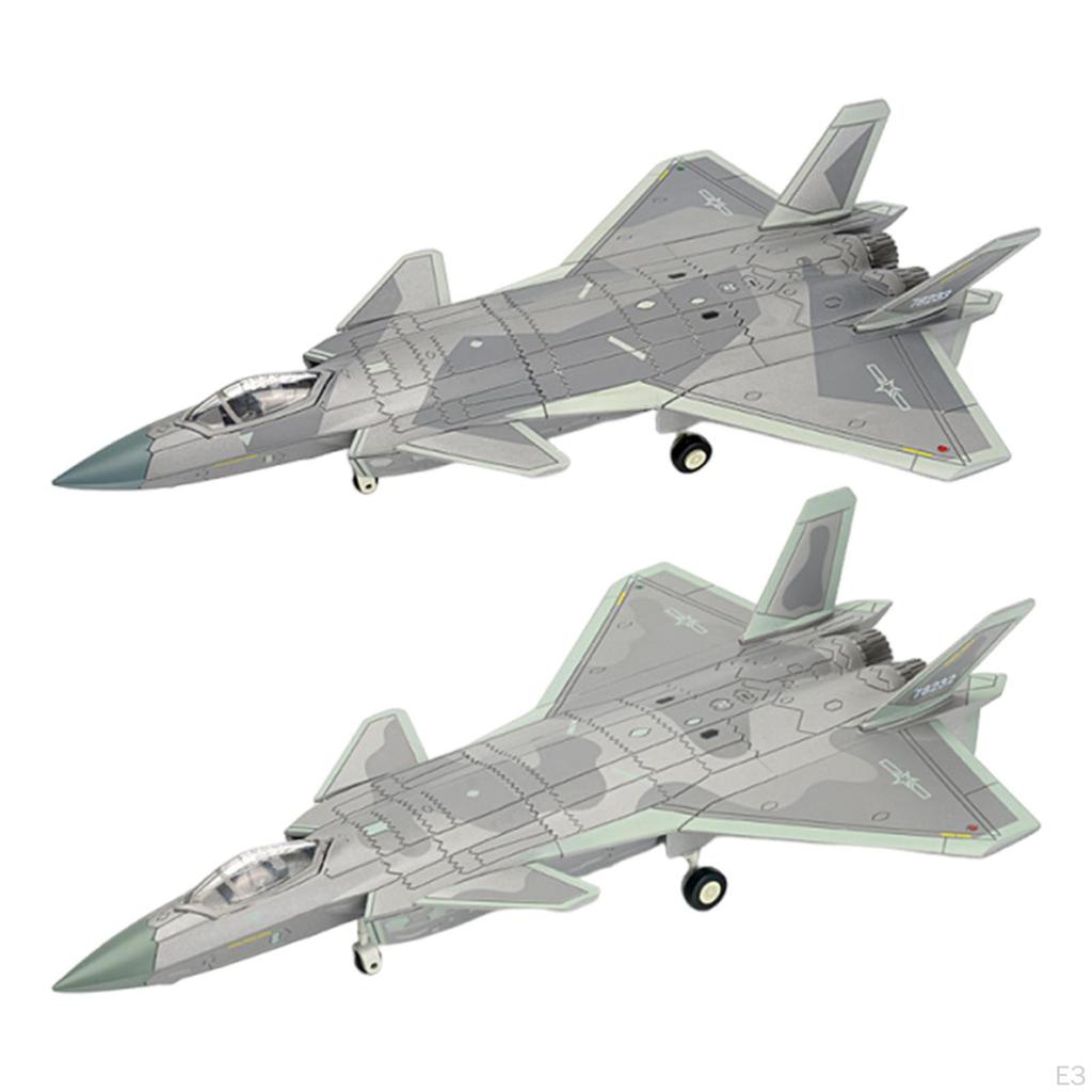 1:72 J20 Fighter Aircraft Model, Decoration, for Self-Assembly, Home Assembly Model