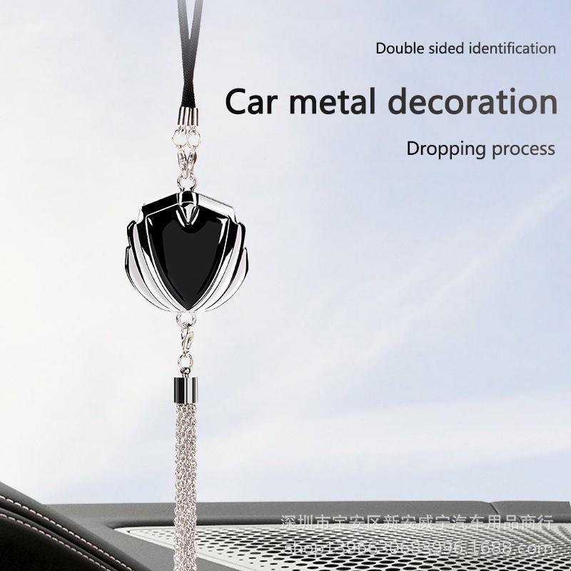 Car Badge Rearview Mirror Decoration Pendant For BMW 1 3 5 7 Series M Performance X1 X3 X4 X5 F10 F15 F16 F20 F30 M3 M4 E34 E46