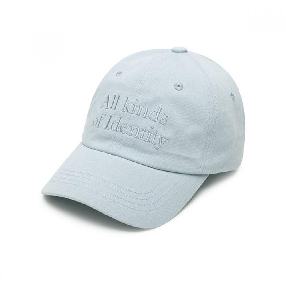 Akiii Classic Vintage Color Lettering Ballcap Sky Wash Blue FREE