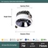 Ultra-Thin Deep Anti-Glare Embedded LED Spotlight