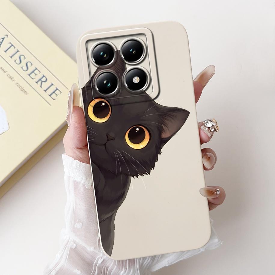 For Xiaomi 14T Pro Case For Xiaomi 14T Phone Case Cute Panda Rabbit Luxury TPU Protective Skin Cover For Xiaomi Mi 14T Pro Coque