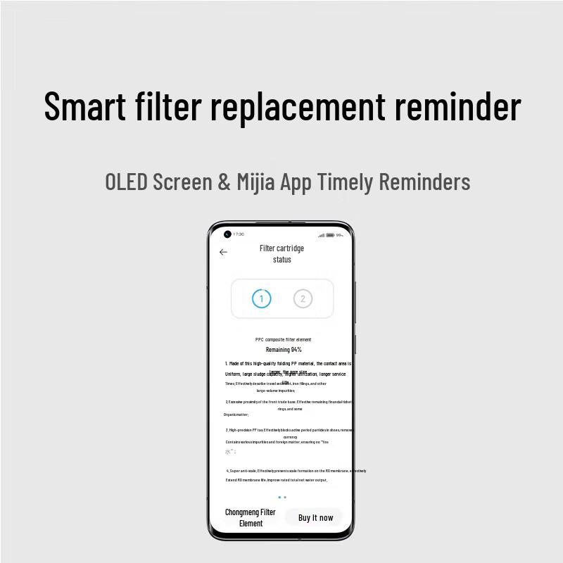 Xiaomi Desktop Water Purifier RO Filter RO1