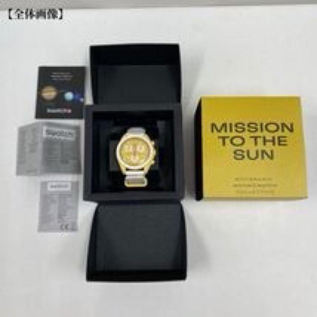 Used [Battery replaced/Working item/OMEGA  SWATCH] Omega Swatch Mission to the Sun Quartz Men's Watch