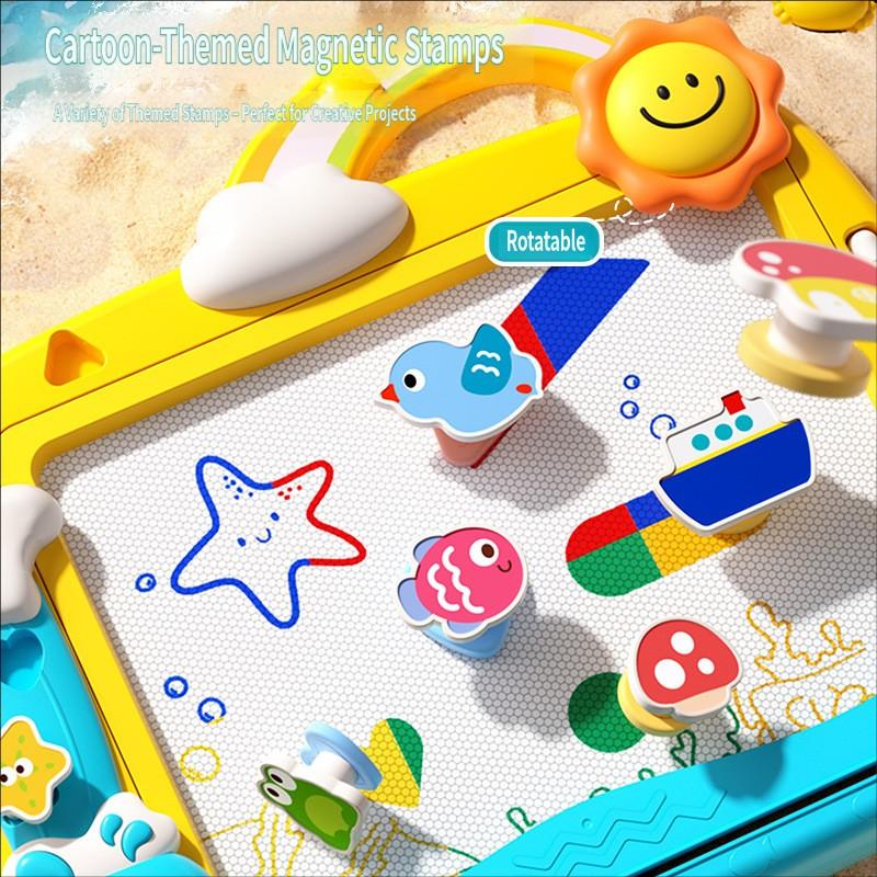 Children Drawing Board Magnetic Drawing Board Kids Toy Graffiti Board Toddler Writing Table Magnet Pen Color Painting Pad