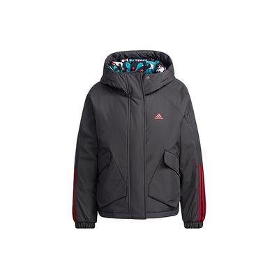 Cny Series X-Bu Jacket New Year Edition Spring Festival Theme Print Outdoor Sports Hooded Cotton Coat Winter Women Jackets Black GN7376