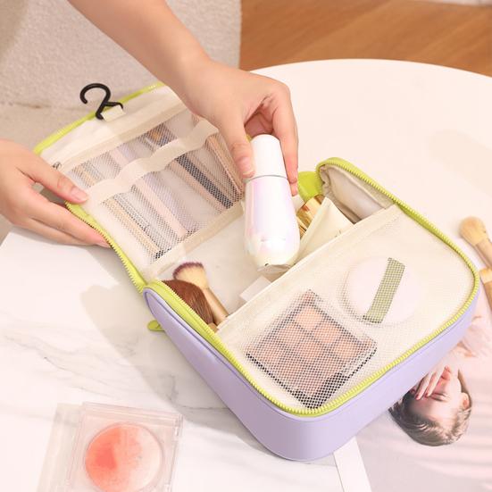 Toiletry Storage Bag Women Waterproof Makeup Bag Large Capacity Cosmetic Organizer Portable Travel Pouch