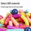 Magnetic Sticks Educational Toys: Large Particle Blocks for Early Childhood Learning and Assembly
