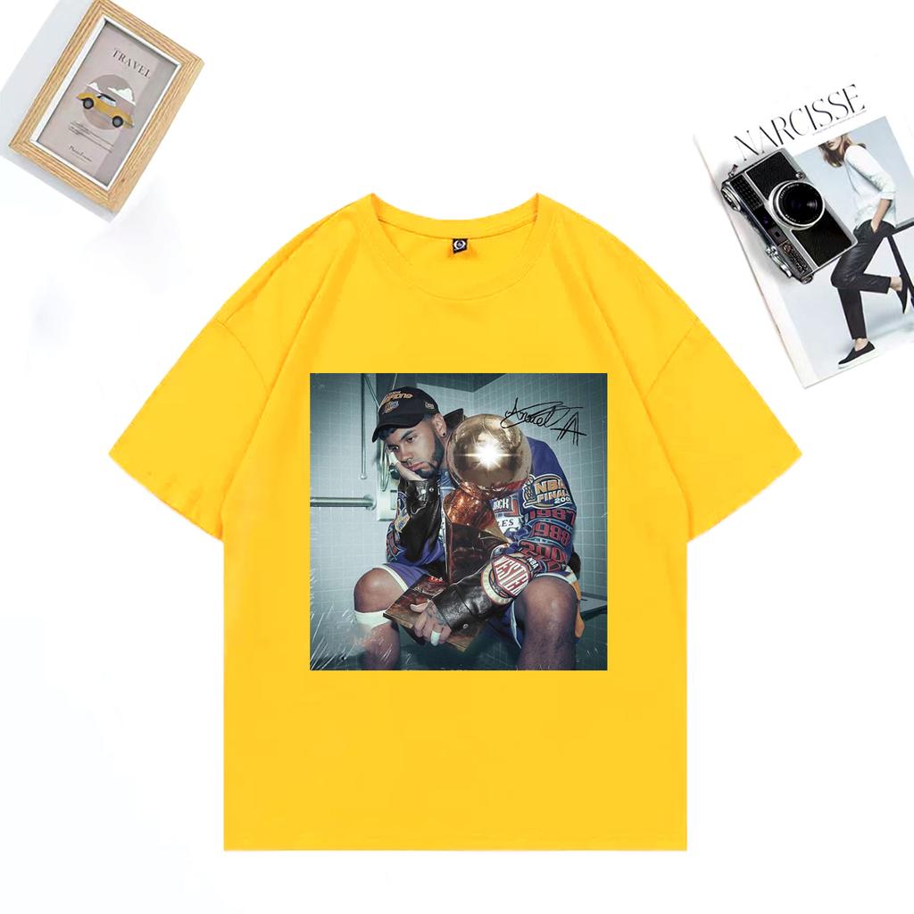 Anuel AA Graphics T Shirt Unisex WOMENs Fashion Oversized streetwear Cotton t shirts short sleeve vintage Unisex Hip Hop clothing