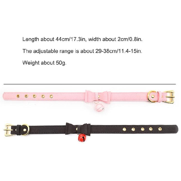 Bell Bow Tie PU Leather Necklace for Women Sex Slave Bdsm Bondage Collar Sexy Toys for Couples Sex