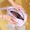 Candy Colored Nylon Cosmetic Case Spacious Storage Bag Travel Toiletry Pouch With Zippers Closure For Ladies Teens