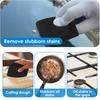 20Pcs Cast Iron Scrubber Food Grade Stainless Steel Chainmail Scrubber with Heat Resistant Pan Scraper Anti-Rust Brush
