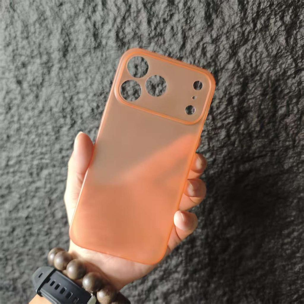 Applicable to Apple 17promax ultra-thin PP mobile phone case iPhone16 protective case 15pro matte hard case 13/14