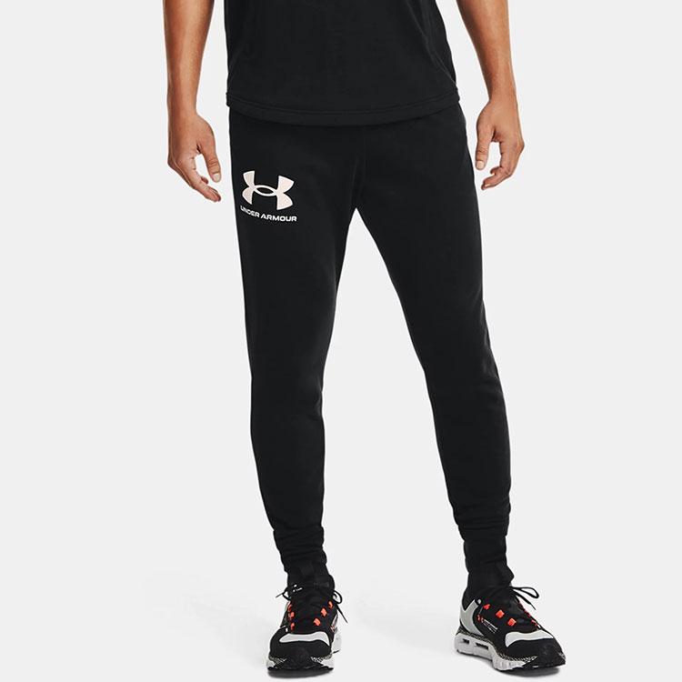 Under Armour Casual Breathable Sports Pants Men Bottoms Black 1361642-001