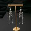 Hip Hop Skeleton Earrings Zinc Zinc Alloy Imitation Human Bone Earrings Halloween Earrings  Accessories