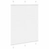 VidaXL Store plissé blanc 110x100cm largeur du tissu 109,4cm polyester, store plissé de fenêtre, store accordéon, store 4015485