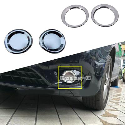 Car Front Fog Light Lamp Frame ABS Chrome Cover Trim Stick Parts Eyebrow For Benz Vito W447 2016 2017 2018    2022