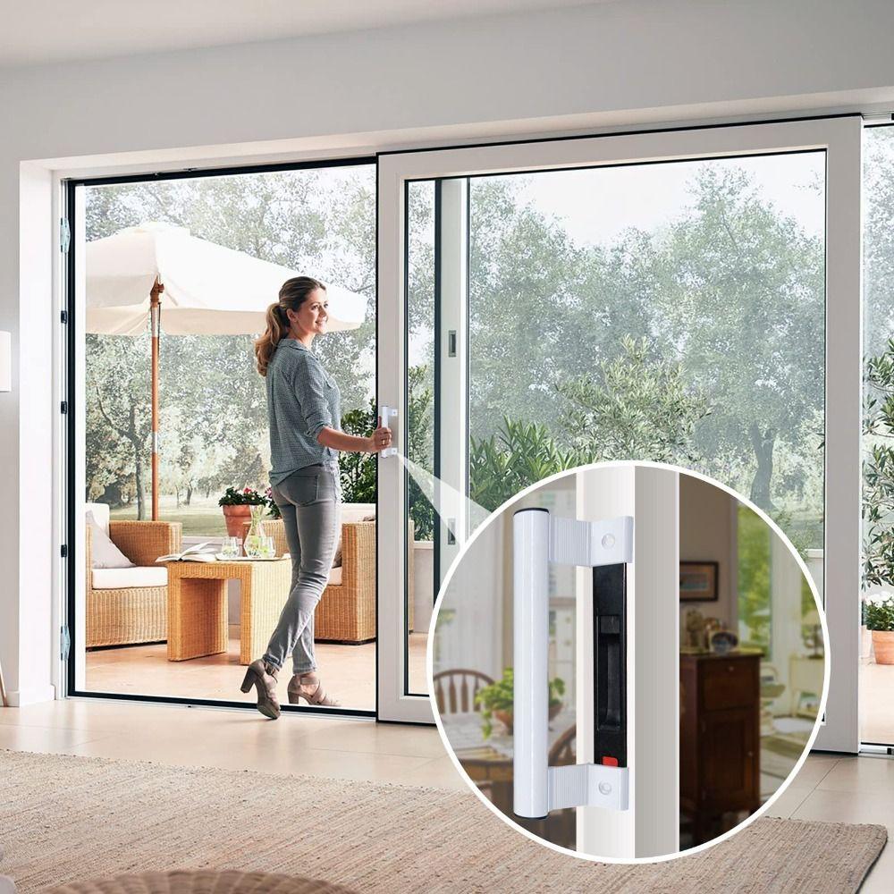 Screws Balcony Door 8 Inch Sliding Door Handle Barn Door Handles Patio Sliding Glass Door Pull
