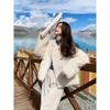 Autumn and Winter New Imitation Fur Short Coat Women's Imitation Fox Hair Round Neck Double Breasted Plush Temperament Women's Clothing