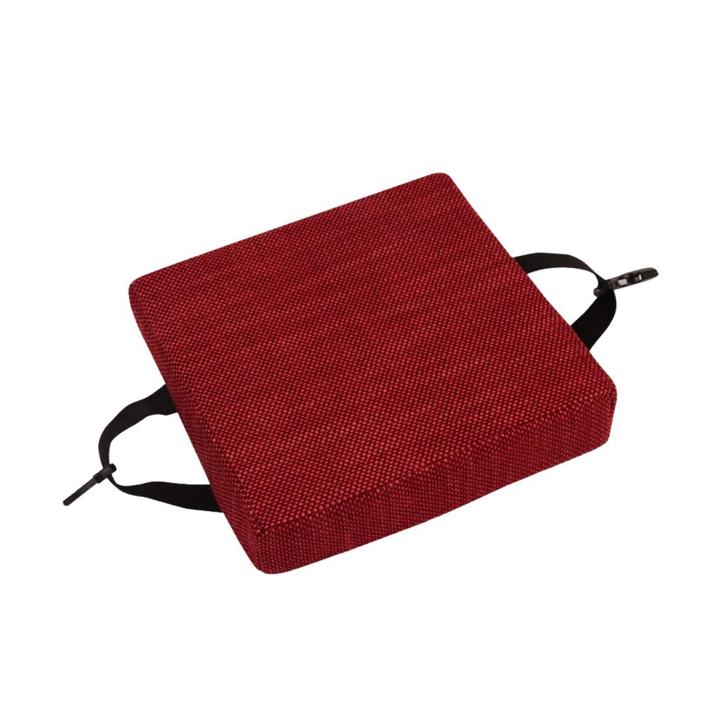 Нескользящая фиксированная пряжка надежно прикрепит подушки к любому стулу Нескользящие подушки для обеденных стульев Подушки красный