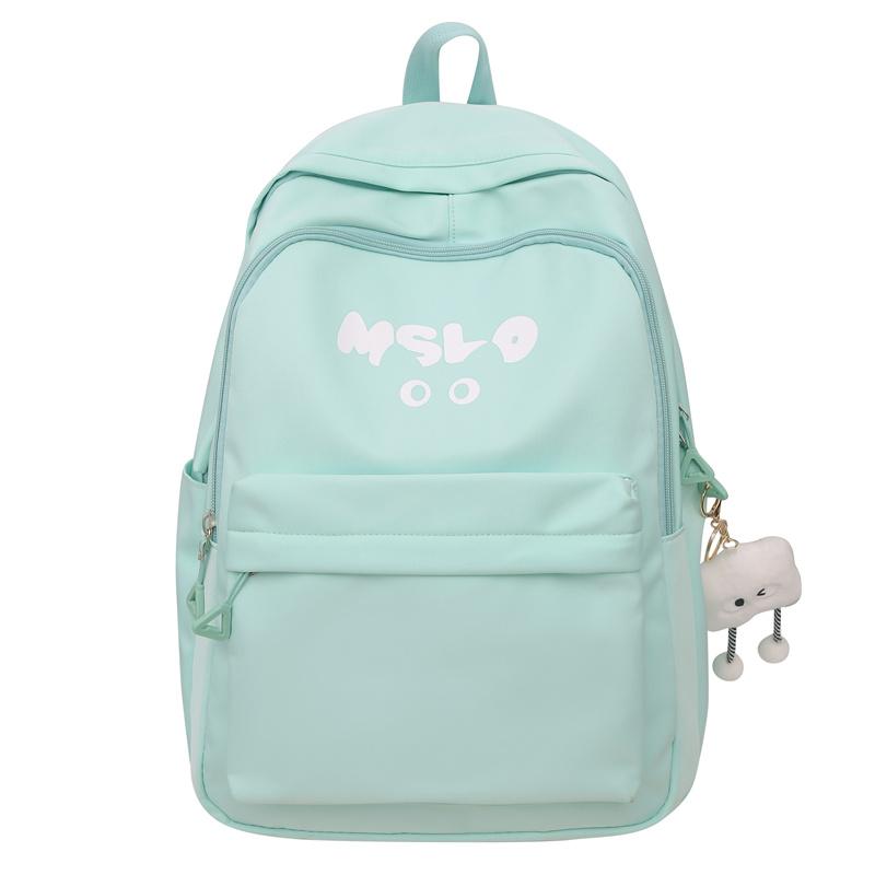 Letter Print Women's School Bag Large Capacity Backpack Student Travel Backpack