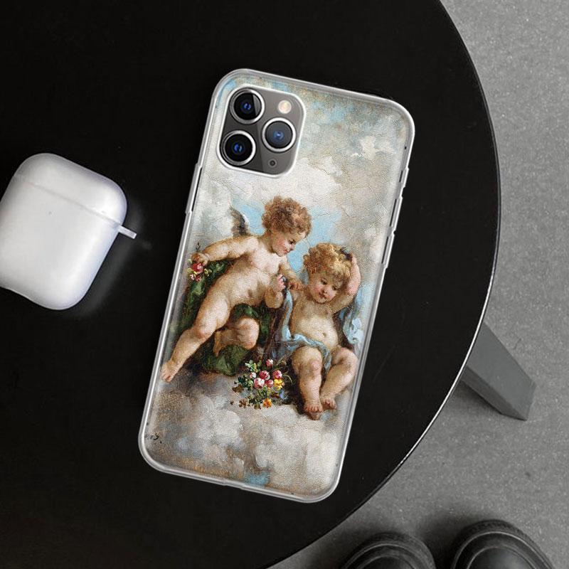 

Paint Art Renaissance Phone Case Cover for iPhone 11 12 13 Mini 14 15 Plus 16 Pro Max 17 Air 7 8 + SE Art Customized Fundas 11 1 iPhone 17 Pro