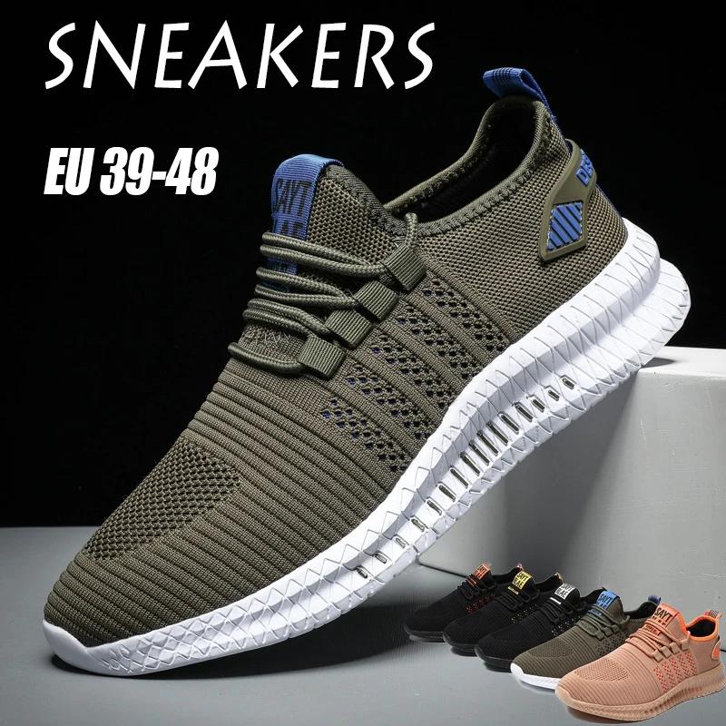 Fashion Shoes Men Sneakers Spring Summer Casual Shoes Breathable Mesh Running Shoe Man Fashion Comfortable Walking Footwea Sports Shoe