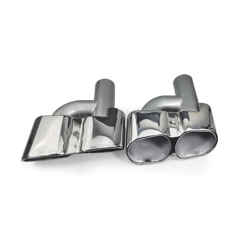 Suitable for Mercedes S-Class W221 S300/350/500/600 S65 AMG Quad Square Exhaust Tips