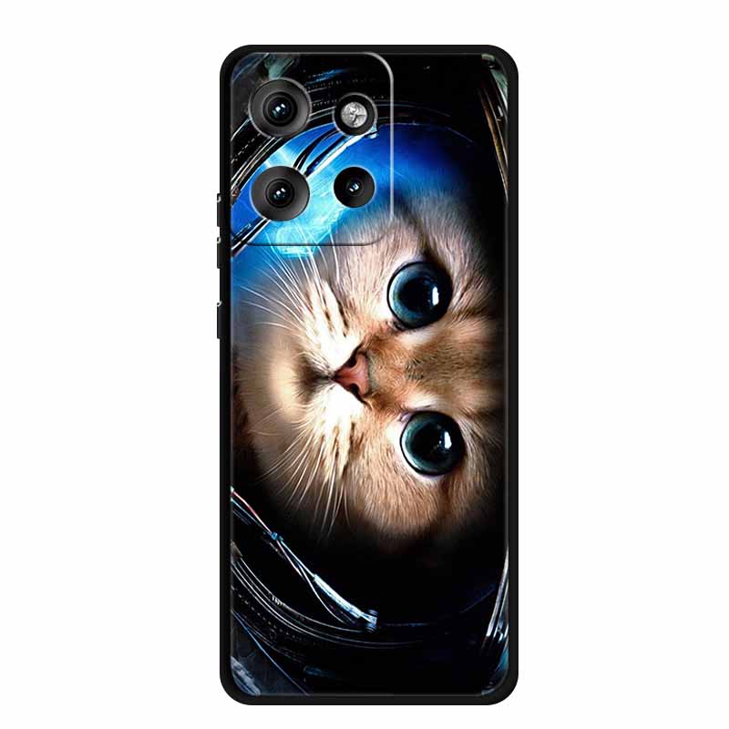 Etui do Motorola Edge 50 Neo Zwierzęta Miękki Silikon TPU Etui na Telefon Tylna Pokrywa Dla Motorola Moto S50 5G Wilk Ochrona Nowe Coque
