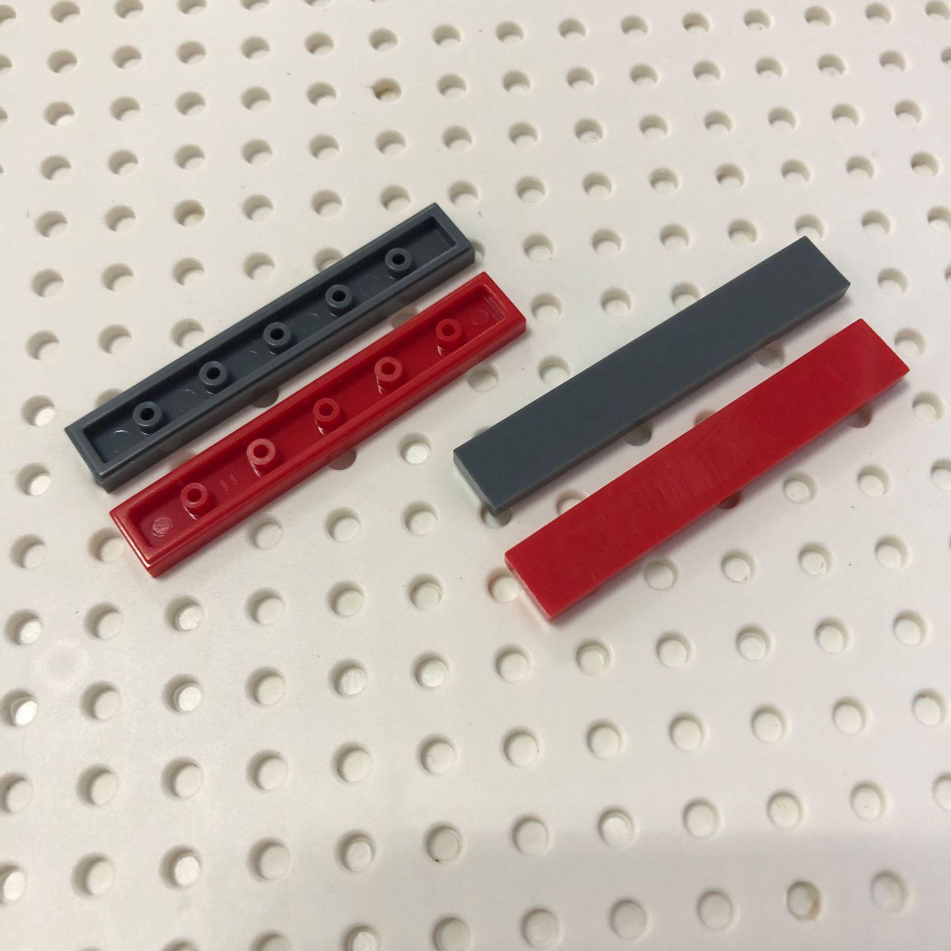 1246 Pieces/Kg Building Blocks - Small Particles Compatible with Lego, 6636 1x6 Smooth Panel.