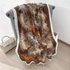 Literary sense, retro pattern printed scarf, femininity, fashionable personality, long scarf for traveling, sunscreen shawl